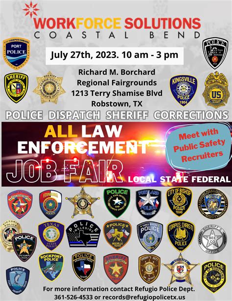 For <b>Law</b> <b>Enforcement</b> Agencies-This is the state's largest hiring event dedicated exclusively to meeting the hiring needs of local and regional <b>Law</b> <b>Enforcement</b> Agencies. . Law enforcement career fairs 2023